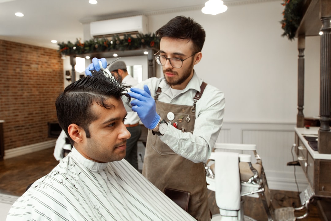 Photo Barbershop Haircut